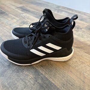 Adidas Black and White Athletic Shoes